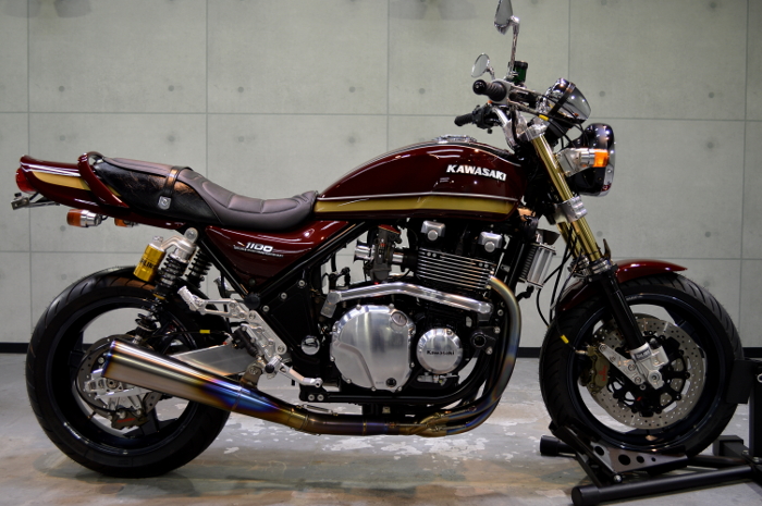 Kawasaki ゼファー1100 フルカスタムのバイクコーティング Revolt Niigata ブログ