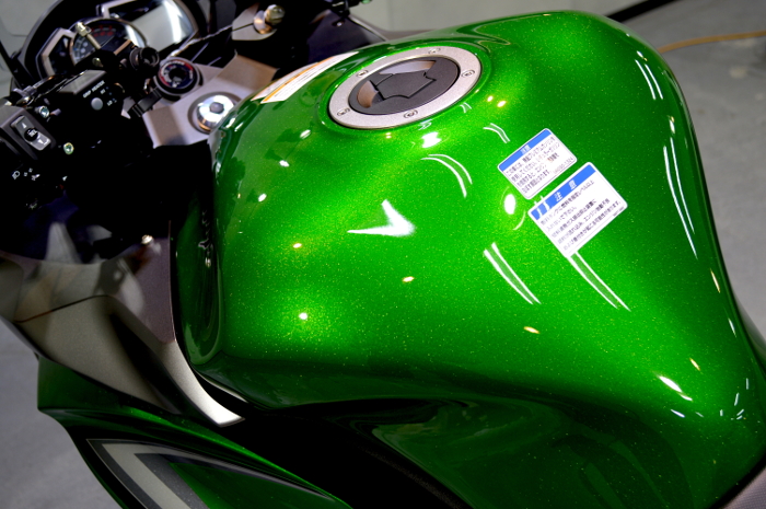 新色のグリーンを纏ったkawasaki・ninja1000のバイクコーティング | - 洗練された技術で愛車を守る - REVOLT Niigata  ブログ